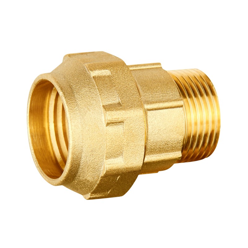 Enlace macho Latón para tuberia polietileno | Accesorio laton Certificado Aenor | Enlace rosca macho latón