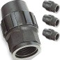 Lot de 4 Raccord compression taraudé femelle 20 x 1/2''. Produit certifié AENOR. Utilisé dans les tuyaurs PE 20 mm Lot de 4 Raccord compression taraudé femelle 20 x 1/2''. Produit certifié AENOR. Utilisé dans les tuyaurs PE 20 mm