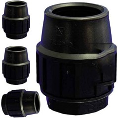 4 x Bouchon compression pour tuyau 25mm. Produit certifié AENOR utilisé pour boucher les tuyaux PE 25 mm