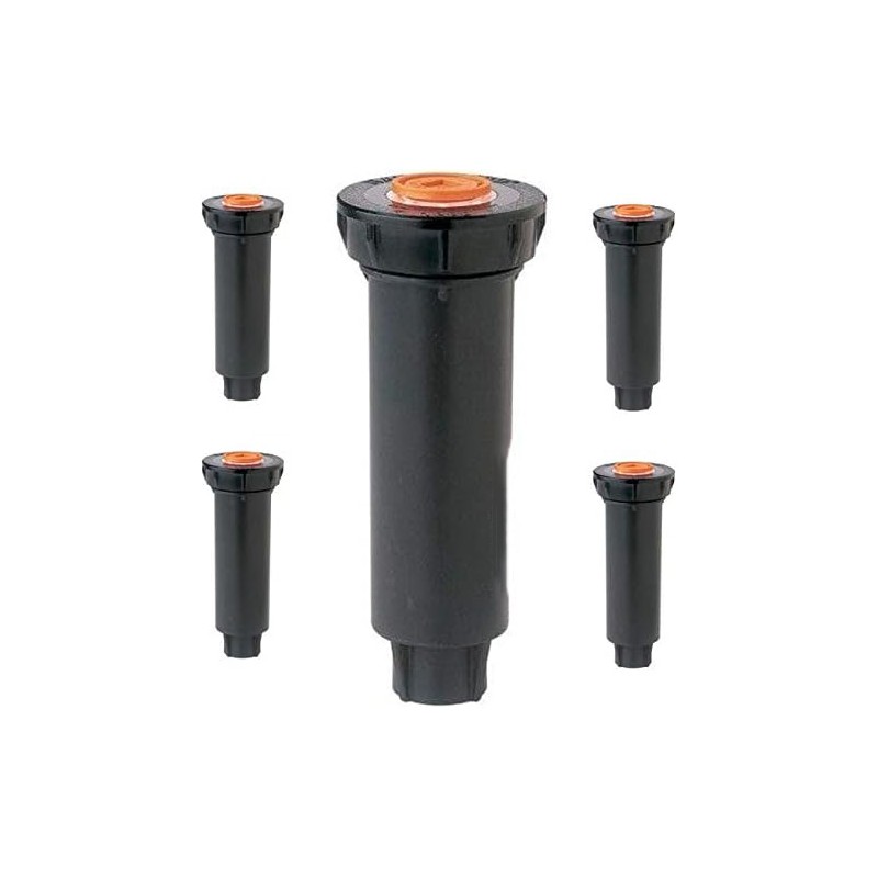 5 x diffusori di irrigazione Rain Bird 1804. Altezza di sollevamento 10 cm