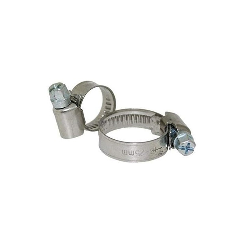 Morsetto metallico per tubi da 25 a 40 mm (confezione da 5)