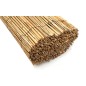 Canisse en bambou naturel entière 1 x 5 mètres, Occultation 95%, tiges de bambou naturelles pour terrasses et jardins