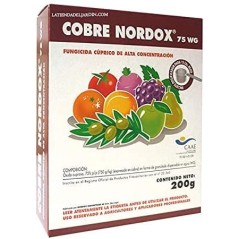 Fungicida Nordox cúprico 200 gr, 75% oxima cuprosa