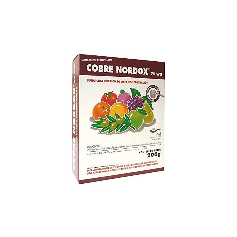 Nordox copper fungicide 200 gr, 75% cuprous oxyme