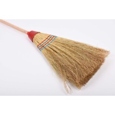 Millet broom 150 cm, wooden handle