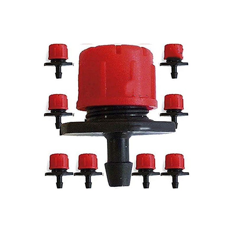 Adjustable red dripper from 0 to 70 l / h.