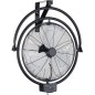 Ventilador de parede industrial preto 120W, 3 pás de alumínio, 50 cm, oscilação de 85°, 3 velocidades