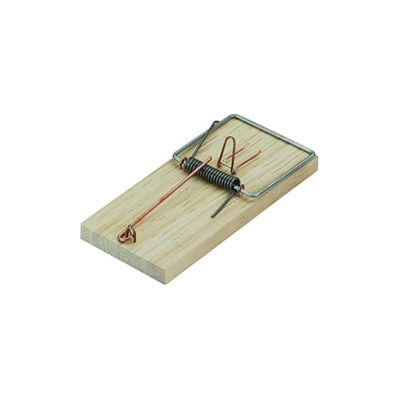 Lot de 12 pièges à Souris en Bois 13x6 cm, piège à Percussion, Grande Force de Frappe – Facile à Utiliser