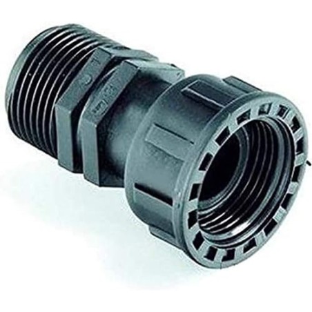 Manchon collecteur d'irrigation 1" mâle x femelle pivotant
