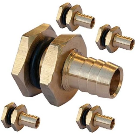 5 Stück Ausgangsanschluss für Wassertank mit 10 mm Verbindung, Ideal für Wasserinstallationen