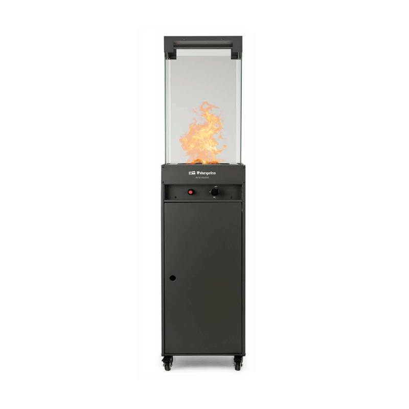 Orbegozo Gasheizung PHE 95 Schwarz 360° - Sofortige Wärme und Kamin-Effekt, 36 x 150 x 36 cm Orbegozo Gasheizung PHE 95 Schwarz 360° - Sofortige Wärme und Kamin-Effekt, 36 x 150 x 36 cm