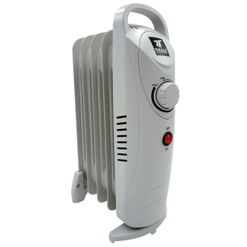 Radiador de Aceite 500W, 5 Elementos de Calor - Compacto y Eficaz para Espacios Pequeños Radiador de Aceite 500W, 5 Elementos de Calor - Compacto y Eficaz para Espacios Pequeños