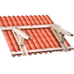 Support universel de climatiseur pour toit ou sol en pente