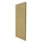 Painel de lareira de lã de rocha 100x60x3 cm, 0,6 m² | Isolamento térmico à prova de fogo com folha de alumínio e classificação 