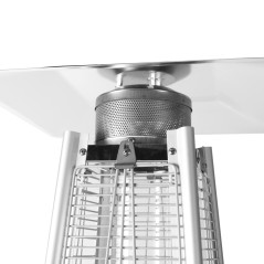  Orbegozo pyramidal terrace stove for outdoor butane-propane gas.  Finished in black.  Power 13000W.  Height 2.21m.