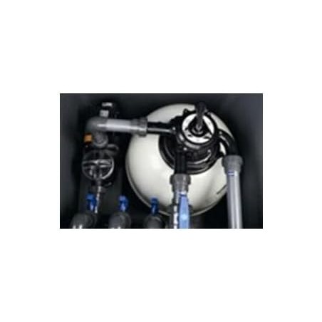 In-Ground Pool Filter System with 1 HP Pump – Compact and Durable
