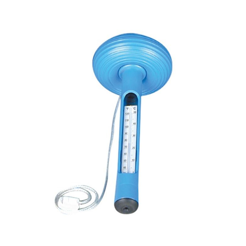 Thermomètre tubuleire flottant pour piscine, Thermomètre à balle flottant, bleu Thermomètre tubuleire flottant pour piscine, Thermomètre à balle flottant, bleu