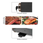 Grillplatte aus Keramik Orbegozo. Regelbarer Thermostat. Grillfläche 50 x 27 cm. Antihaftbeschichtet. Leistung 2000 W.