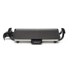 Ceramic grilling board. Adjustable thermostat. 46 x 25 cm grilling surface. Non-stick coating. 2000 W power.