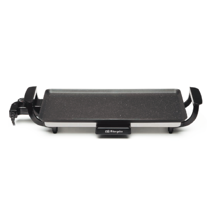 Ceramic grilling board. Adjustable thermostat. 46 x 25 cm grilling surface. Non-stick coating. 2000 W power.