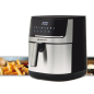 Orbegozo 8-litre INOX oil-free fryer with LED display, 29 x 34.5 x 38cm. Adjustable temperature from 80 to 200ºC
