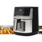 Freidora sin Aceite 8L INOX Orbegozo, Pantalla LED y Ventana, Cocina Saludable, Freidora Eléctrica, 29x34,5x38 cm