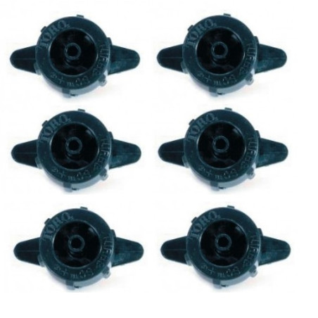 Pacote com 1000 Gotejadores Autocompensadores 4,6 L/h | Euro Plus Toro | Labirinto Amplo, Autolimpante e Removível