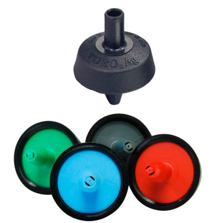 Pacote com 100 gotejadores antidrenagem autocompensadores Toro NGE, 3 litros/hora | Recomendado para tubos de 16 mm e microtubos