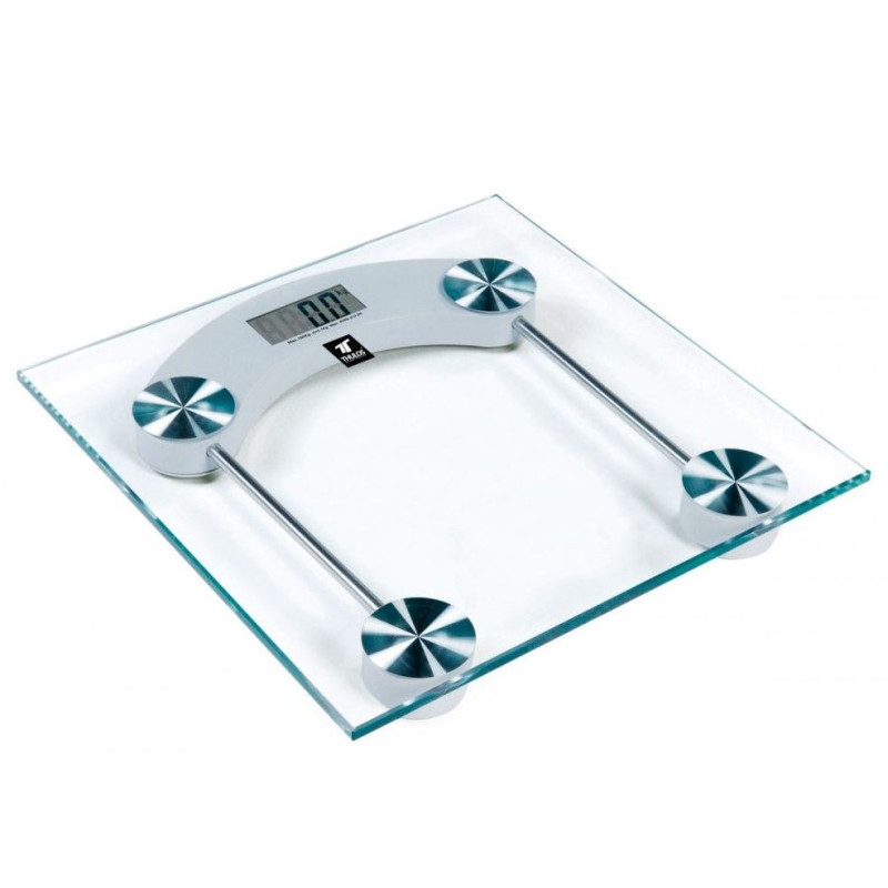 Bilancia Trasparente Elettronica da Bagno Digitale | Capacità 2-180 Kg | Graduazione 100 g | Spegnimento Automatico | 30x30 cm Bilancia Trasparente Elettronica da Bagno Digitale | Capacità 2-180 Kg | Graduazione 100 g | Spegnimento Automatico | 30x30 cm