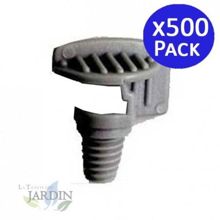 Micro-diffuseur d'irrigation d'angle 500 x 180°. Portée : 1 à 1,5 mètre.