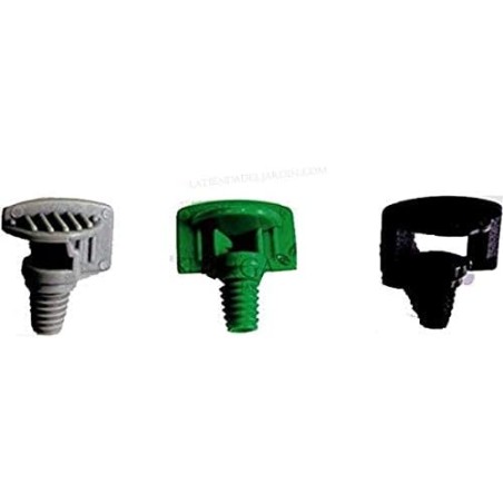 Microdifusor de Irrigação de Canto 500 x 180º. Alcance de 1 a 1,5 metros.