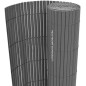 Canisse Synthétique PVC double 2 x 3 m avec Cannes Entières anthracite, Brise-Vue pour Jardins, Balcons et Clôtures Canisse Synthétique PVC double 2 x 3 m avec Cannes Entières anthracite, Brise-Vue pour Jardins, Balcons et Clôtures