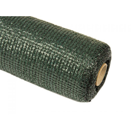 1x10 m Schattiernetz | Sichtschutz für Ihre Terrasse oder Ihren Garten | 120 g/m² grünes Schattiernetz | 95 % Beschattung