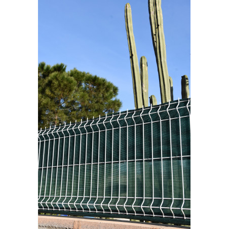 Beschattungsnetz 2 x 10 Meter, dunkelgrün, 95 % Verdeckung für Gärten, Terrassen und Grundstücksbegrenzungen