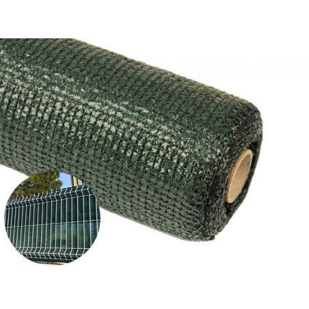 Rete Ombreggiante 1x50 m | Telo Ombra 95% verde | Frangivista Recinzione Giardino | Tessuto Ombra Privacy Antistrappo Antivento