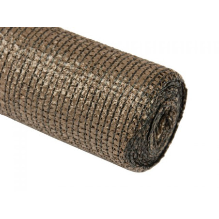 Malla de Sombreo 1x10 m marron | Ocultación y Privacidad para su Terraza o Jardín