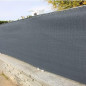 Rete Ombreggiante 1x10 m | Telo Ombra 95% grigio antracite| Frangivista Recinzione Giardino | Tessuto Ombra Privacy Antistrappo