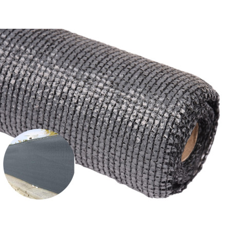 Malla de Sombreo 1,50x50 m | Ocultación y Privacidad para su Terraza | Malla Ocultación Gris Antracita 120 g/m2 | Ocultación 95%