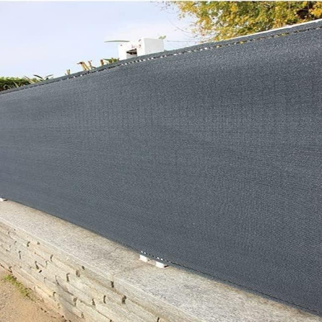 Malla de Sombreo 2x50 m  gris antracita | Ocultación y Privacidad para su Terraza