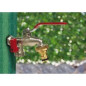 Robinet exterieur de jardin en métal 3/4''