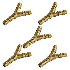 Bypass Butane Propane Y Gas Hose 9 mm Butane, Brass, Kitchen, Camping Gas