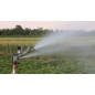 Irrigatore agricolo 2'' Senior in metallo. Angolo di irrigazione regolabile. Portata da 19 a 41 m. Irrigatore a impulso