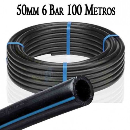 Tubo de alimentação de baixa densidade 50mm 6 bar 100 metros