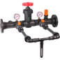 Injecteur de fertilisant Venturi réglable avec débitmètre 25Ø, filetage mâle 3/4'', pour utilisation avec des tuyaux de 25mm. Injecteur de fertilisant Venturi réglable avec débitmètre 25Ø, filetage mâle 3/4'', pour utilisation avec des tuyaux de 25mm.