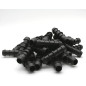 Lot de 10 Jonction goutte à goutte 16mm. Maillon de liaison pour tuyau d'irrigation de diamètre 16 mm, noir