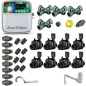 Kit professionnel d'irrigation automatique Rain Bird de 8 zones 24V pour tuyaux de 32mm