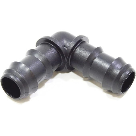 Cotovelo de irrigação por gotejamento de 16 mm