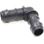 Cotovelo de 16 mm para Irrigação por Gotejamento | Pacote com 10 Cotovelos Conectores de Tubo de 16 mm | Cotovelo Preto de 16 mm