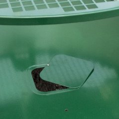 Gaiola para incubação de pintinhos e pássaros recém-nascidos | Gaiola cilíndrica antiafogamento | 72x72x38 cm | Aquecimento unif