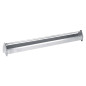Pacote com 4 comedouros metálicos para galinhas | Grade de 100x10x13 cm | Sem desperdício com carretel giratório | Ideal para 24 Pacote com 4 comedouros metálicos para galinhas | Grade de 100x10x13 cm | Sem desperdício com carretel giratório | Ideal para 24
